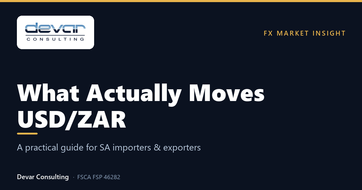 What Actually Moves USD/ZAR